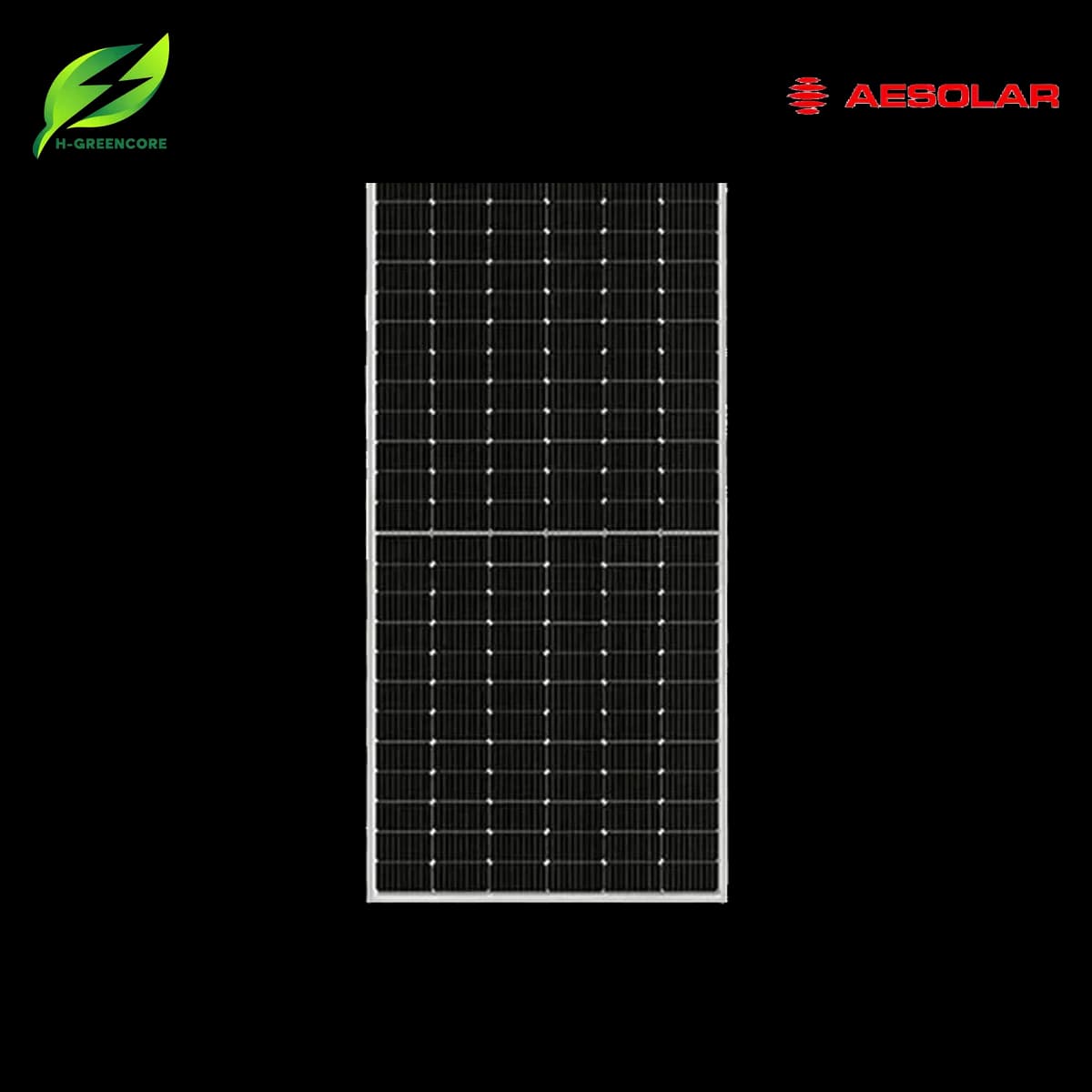 Tấm pin năng lượng mặt trời AE Solar 625Wp - Công nghệ 2 mặt kính