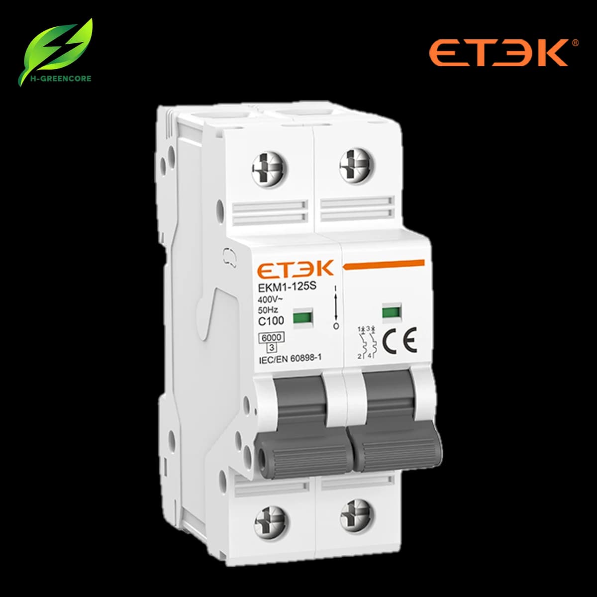 Aptomat ETEK AC EKM1-125S-2C100