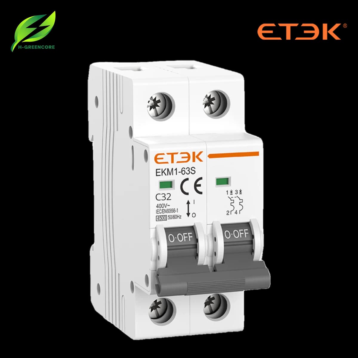 Aptomat ETEK AC EKM1-63S-2C40