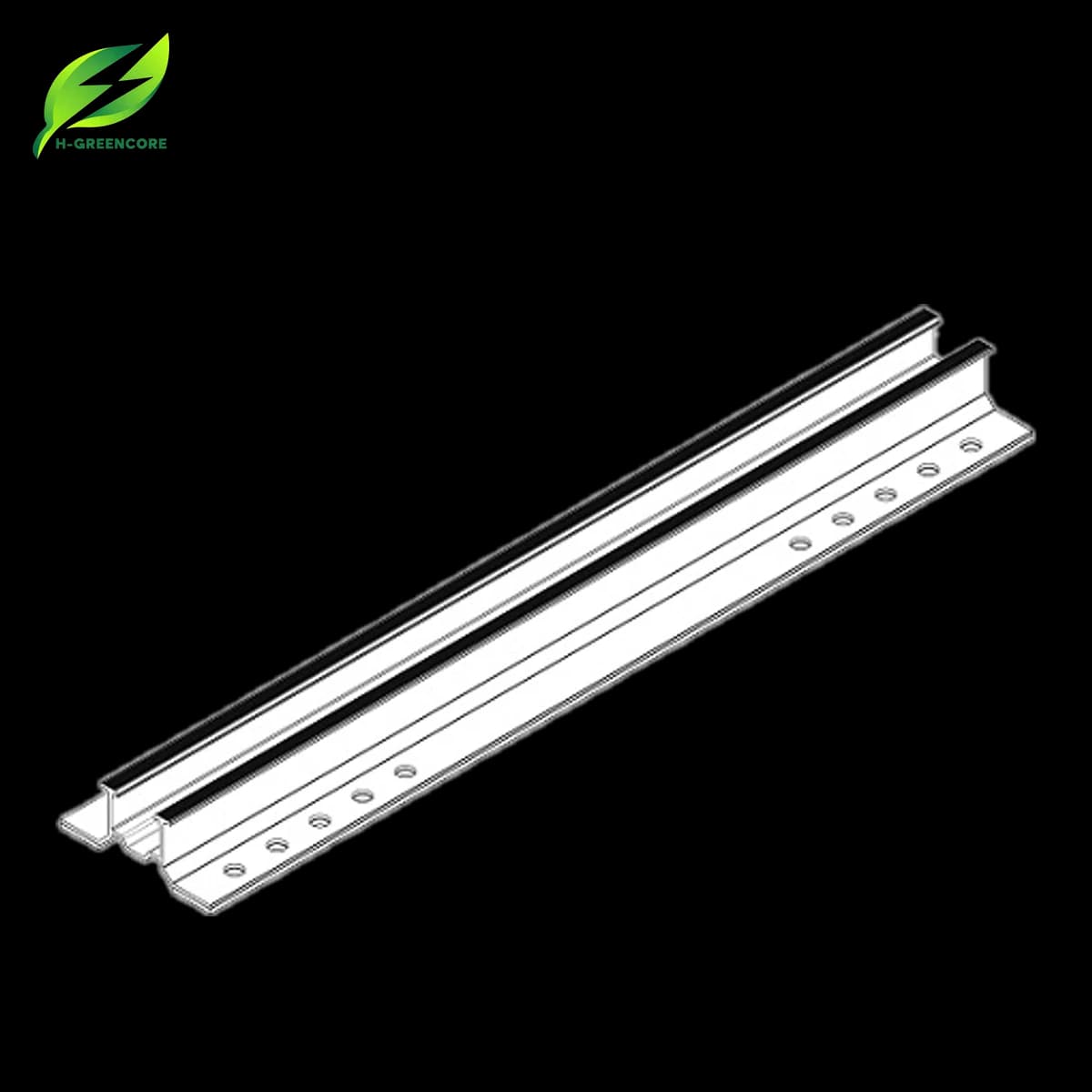 Thanh nhôm mini rail 38,5 cm