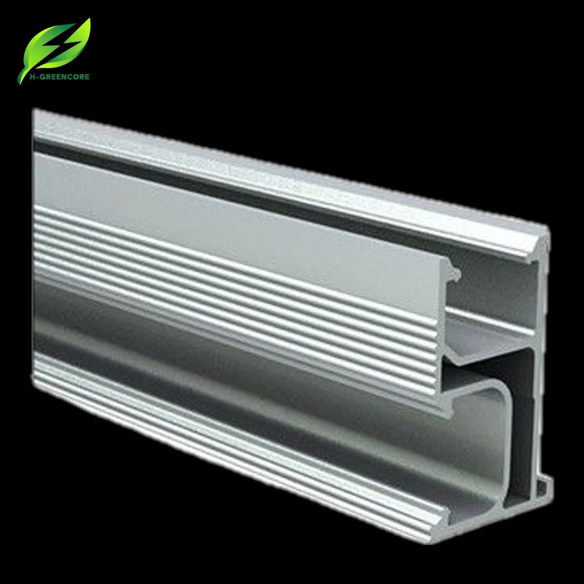 Thanh ray nhôm lắp tấm pin 44×26
