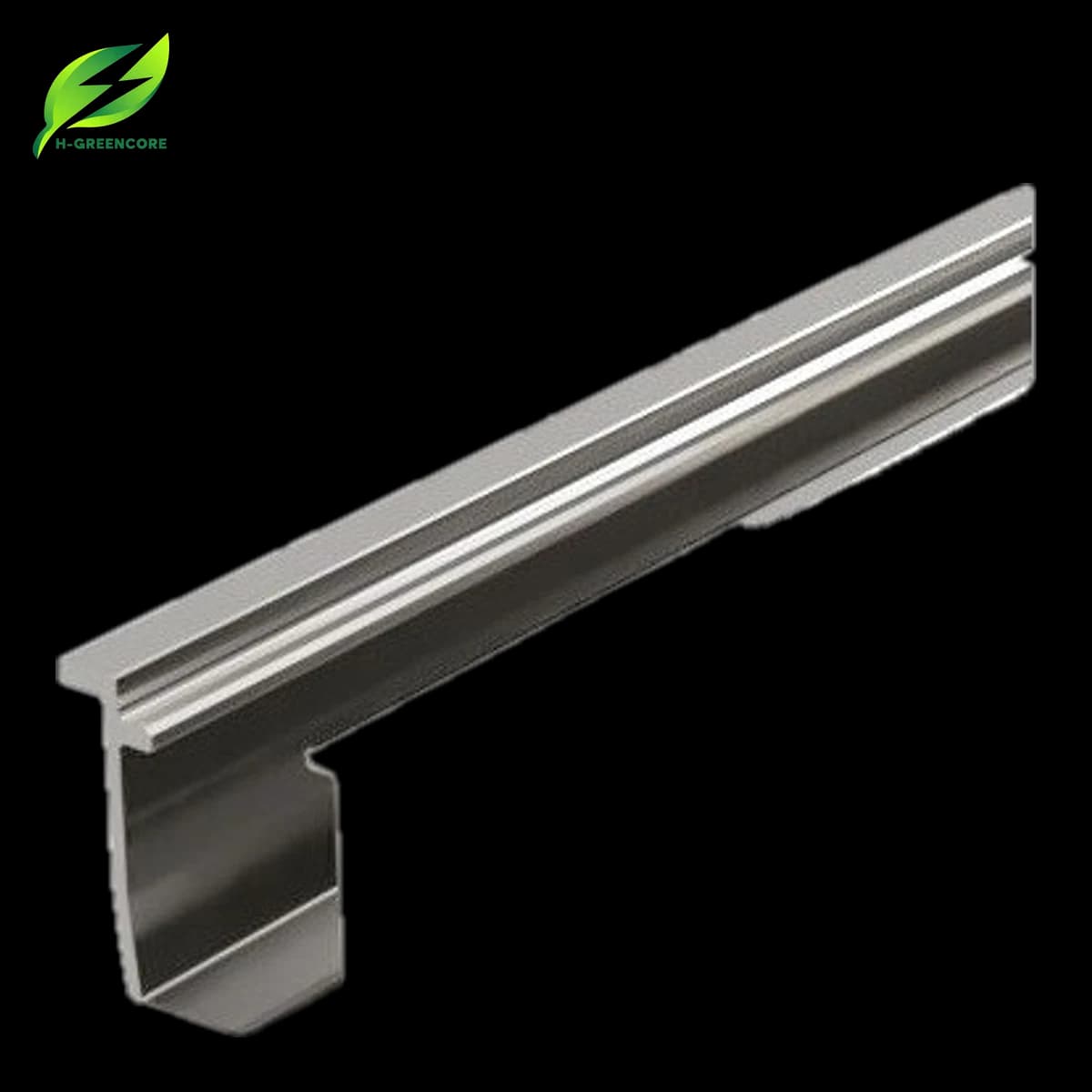 Thanh ray nhôm chữ U 35×35