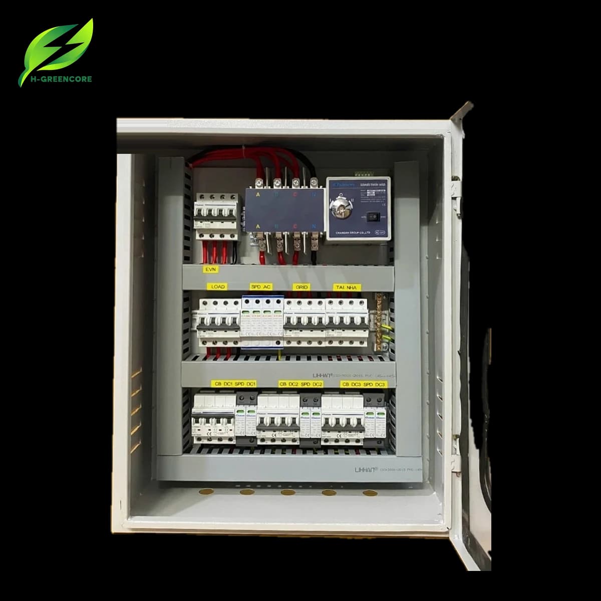 Tủ điện Hybrid 12kW-16kW năng lượng mặt trời