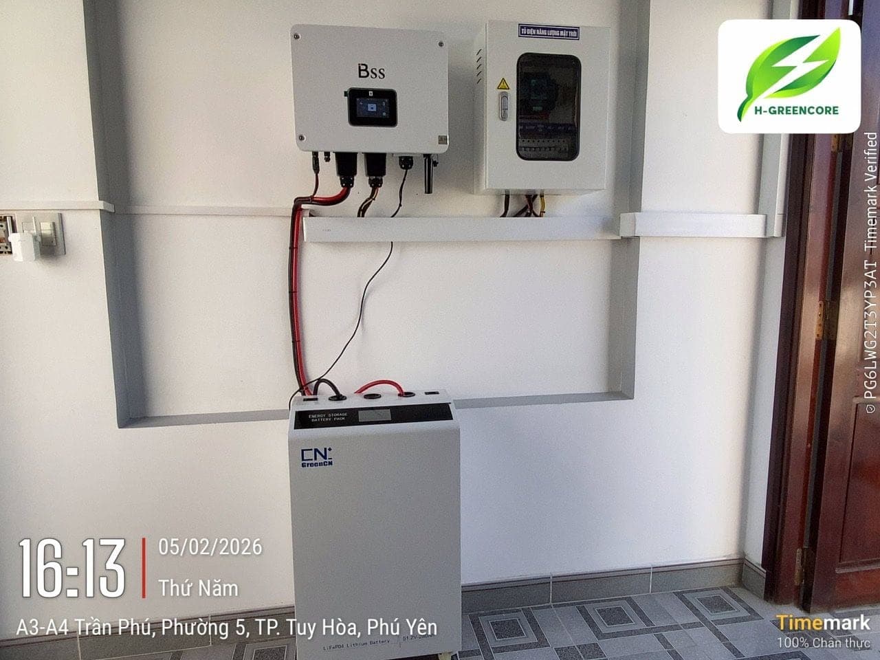 Nhà anh Huy - Hệ thống hybrid có lưu trữ