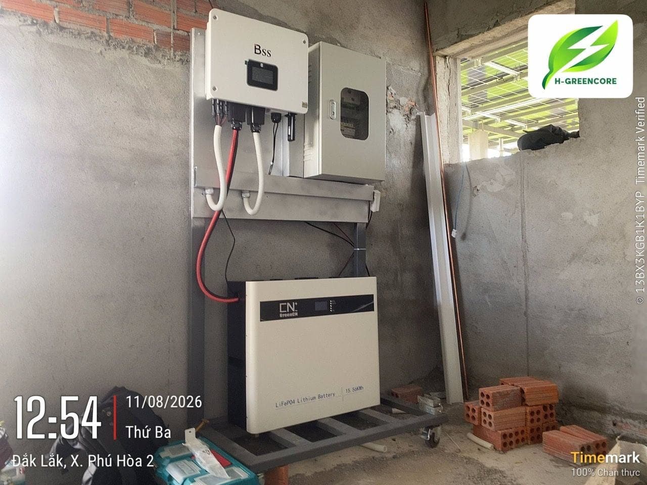 Nhà anh Dinh - Hệ thống hybrid có lưu trữ — ảnh 3/3